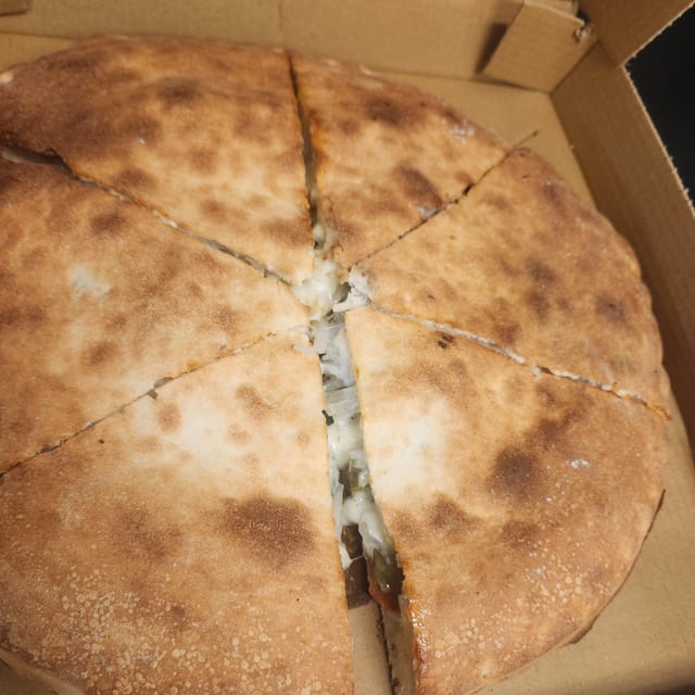Stuffed Meat Pizza.