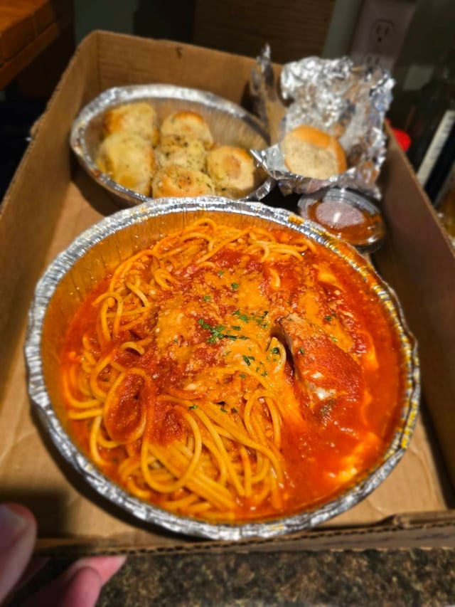 Chicken Parmigiana.