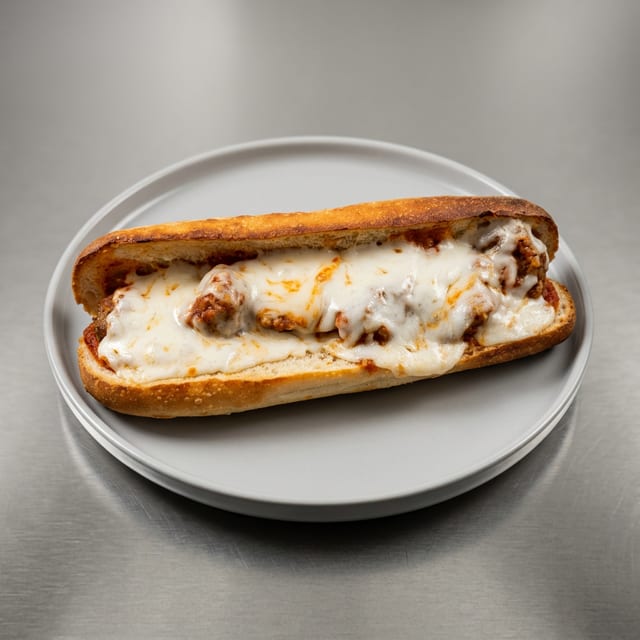 Meatball Parm Sub.