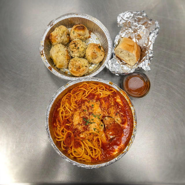 Chicken Parmigiana.